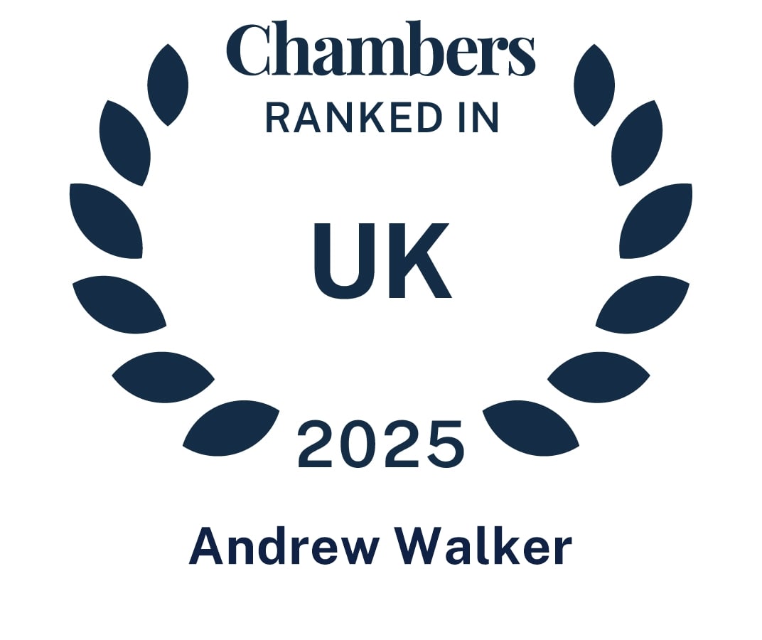 Chambers Top Ranked 2025 - Andrew Walker